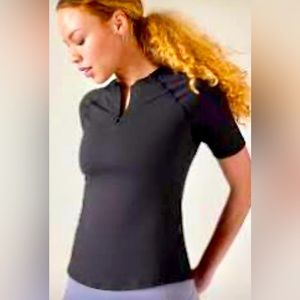 Athleta SUNCHASER 3/4 Sleeve Tee Shirt